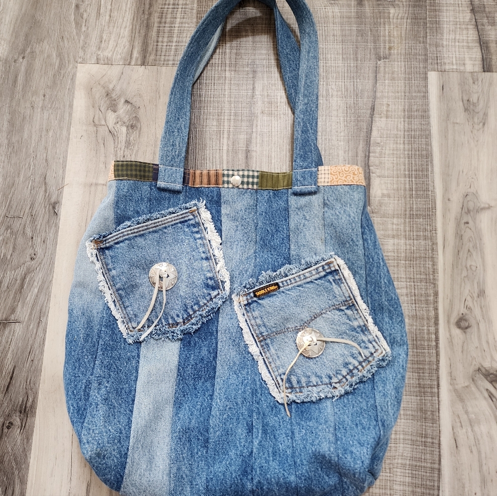 Handmade Denim Western Bag